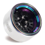 INJORA 1.9" Alumiiniumist Beadlock veljed, Offset -10mm, Must (4tk)