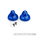 JConcepts Fin, 13mm Shock Cap (2pcs) Blue