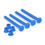 JConcepts 1:8 buggy Tire Stick. Holds 4 wheels. Blue (4 pcs)