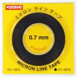 Kyosho Micron Tape - (Black) 0,7mm X 8m