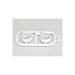 Kyosho Mini-Z MR03 Narrow wheel Set - Offset 1.5 (2) White
