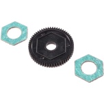 Losi Spur Gear with Slipper Pads, 60T 0.5M: Mini-T 2.0/Mini-B