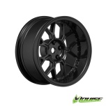 Louise 1/10 changeable offset 2-piece drift wheels, 12mm hex, Black (set of 4)