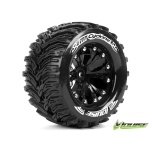 Louise MT-Cyclone soft black wheels 1/2 Offset 12mm Monster Truck 2,8