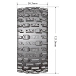 Louise MFT ST-Pioneer 2.8' must velg 1/2' offset, 14mm Hex (2 tk)