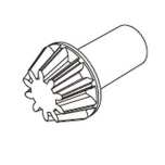 MJX Hyper Go 14207-14210 esidifri pinion - 16402G