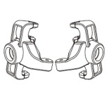 MJX Steering Knuckle (Left and Right) 1/14 MT