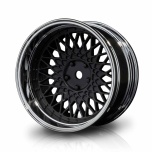 MST Drift wheels BBS BMW matte black/ silver, changable offset (4pcs)