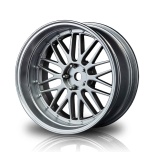 MST Drift wheels, matt-silver FS-FS LM changable offset (4)