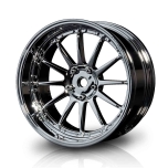 MST Drift wheels 12-spoke, chrome, changable offset (4pcs)