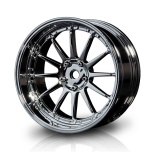 MST Drift veljed 12-spoke, kroom, muudetav offset (4 tk)