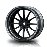 MST Drift wheels, matt-silver/matt black inner, FS-FBK 21 changable offset (4)