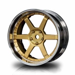 MST Drift S-GD 106 wheels, gold, changable offset (4pcs)