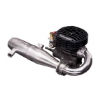 O.S. Speed B2103 Type S engine with OS T2100SC exhaust system