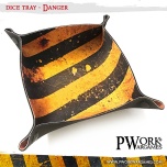 PWORK WARGAMES Neoprene Dice Tray - Danger