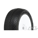 Proline Blockade S3 (Soft), pre-mounted on Velocity V2 white wheels (2)