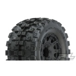 Proline Badlands MX38 HP 3.8" All Terrain BELTED rehvid, veljele liimitud (17mm hex) (2tk)