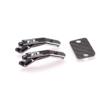 Revolution Design B6.4 | B6 Aluminum Wing Mount Set (black)