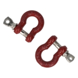 Shackle with collar bolts (2 pcs)