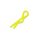 Body clips 1/10 cars (L=24mm), Yellow (10)
