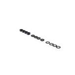 RUDDOG 3mm Washer Set Black (0.5mm/1.0mm/2.0mm) (4 each)