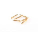 RUDDOG 2mm Gold Plug Male (6pcs)