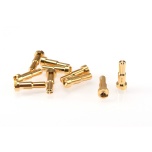 RUDDOG 4 / 5mm Dual Bullet Gold Plug Male (10pcs)