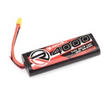 RUDDOG 4000mAh 50C 7.4V LiPo aku kumerate külgedega, XT60 pistik