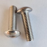 M3x10 round head kruvi, roostevaba teras (2tk)