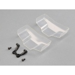 TLR Low Front Wing, Clear, with Mount (2)