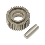 TLR Aluminum Idler Gear & Shaft, Laydown: 22 4.0