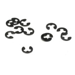 TLR E-Clips, 3mm Shaft (12)