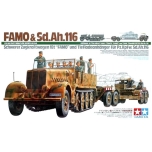 Tamiya 1:35 FAMO & Sd.Ah.116 Schwerer Zugkraftwagen 18t "FAMO" und Tiefladeanhänger für Pz.Kpfw. Sd.Ah.116