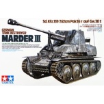 Tamiya 1:35 German Tank Destroyer Marder III. Sd.Kfz.139 7.62cm Pak36(r) auf Gw.38(t)