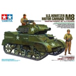 Tamiya 1:35 US Howitzer Motor Carriage M8 "Awaiting Orders" Set (w/3 figures)