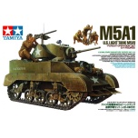 Tamiya 1:35 US M5A1 Light Tank "Pursuit operation" Set with 4 figures