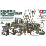 Tamiya 1:35 German Field Maintenance Team & Equipment Set w/2 figures