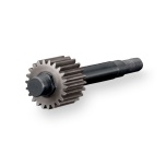 22-Tooth Steel Transmission Input Gear & Shaft