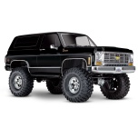 Traxxas TRX-4 '79 Chevy Blazer RTR, Clipless (ilma aku ja laadijata), Must