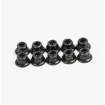 WIRC M3 Flanged Nylock Nuts (10)