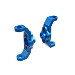 Caster-Blocks, 6061-T6 Alu Blue Anodized l/r