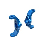 Caster-Blocks, 6061-T6 Alu Blue Anodized l/r