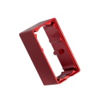 Servo case, aluminum (red-anodized) (middle) (for 2255 servo)