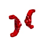 Caster-Blocks, 6061-T6 Alu Red Anodized l/r