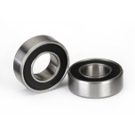 Ball bearing, Black, rubber seal (6x12x4mm) (2)