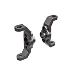 Caster-Blocks, 6061-T6 Alu Dark Grey Anodized l/r