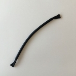 Sensor cable, ultra flexible, black 175 mm