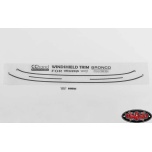 CCHand Windshield Trim for Traxxas TRX-4 '79 Bronco Ranger XLT