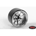 RC4WD Deep Dish Wagon 1.55" Stamped Steel Beadlock Wheels (Chrome) (4 pcs)