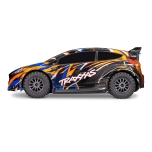 Traxxas 1:10 Ford Fiesta ST Rally VXL Brushless (without battery/charger), Orange